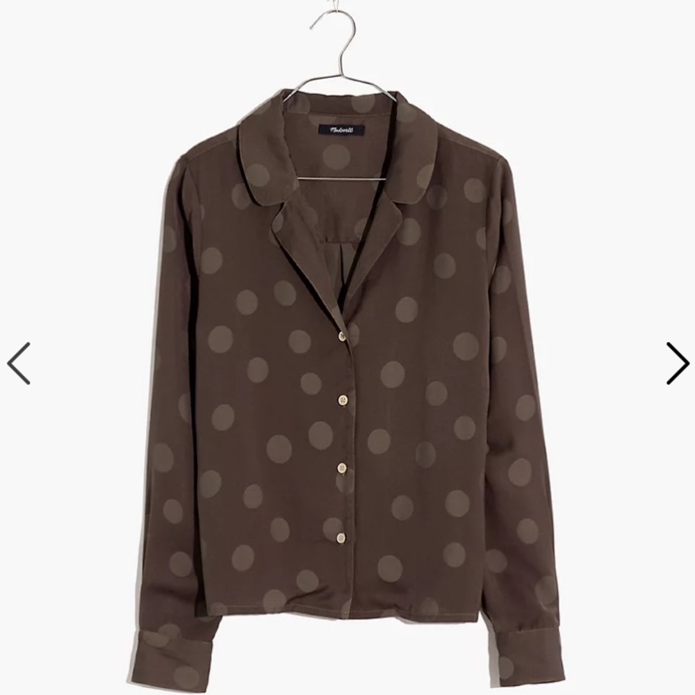 Madewell Polka Dot Blouse
